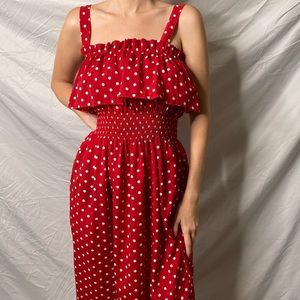 Red Polka Dot Dress